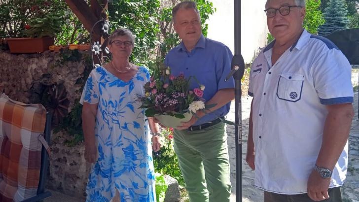 Bürgermeister gratulierte Ehepaar Dähne zum 50. Hochzeitstag